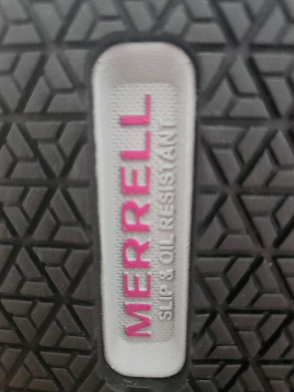 NIB Merrell Moab Flight CF Work Shoes - Black/Fuchsia Safety Toe - Women's 9 M - Picture 8 of 13